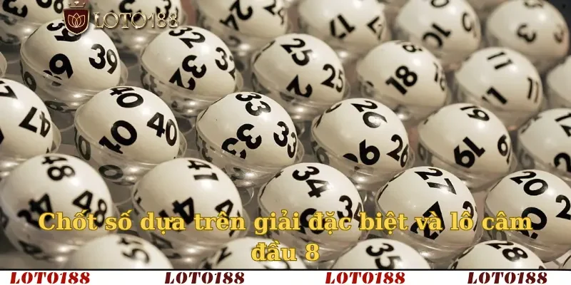Chốt số dựa trên giải đặc biệt và lô câm đầu 8