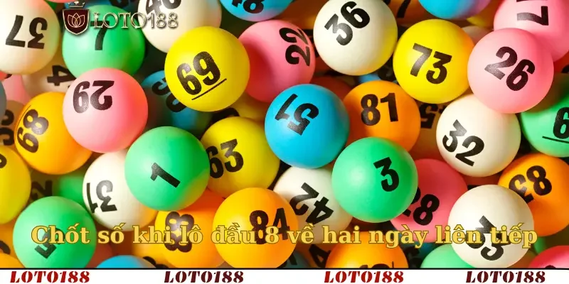 Chốt số khi lô đầu 8 về hai ngày liên tiếp